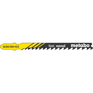 Metabo - Комплект пилни ножове за дърво 5-6 TPI, дължина 74 мм, 5 бр. 623921000 (623921000)