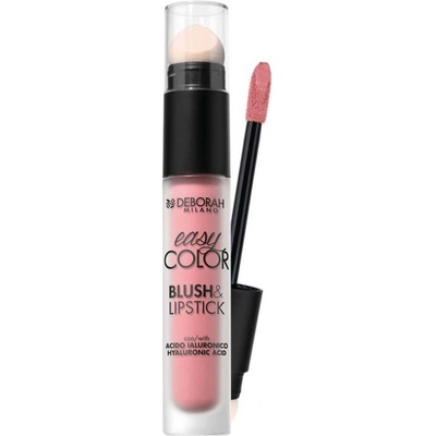 Deborah Milano tekutá lícenka a rúž 2v1 Easy Color 01 Pink Crush 4,5 g