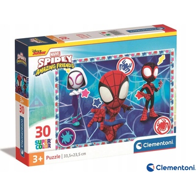 Clementoni SUPERCOLOR SPIDEY MARVEL 30 dílků