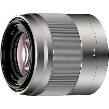 Sony Обектив sony sel 50mm f1.8 silver (4905524796667)