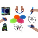 Teddies Fidget worm měnící tvar antistresový plast 11cm 4 barvy