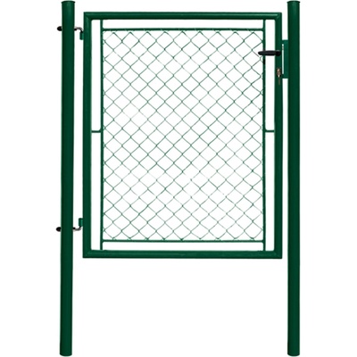 Pilecký Plotová brána jednokřídlá Pilecký IDEAL 1085x1450 mm Zn+PVC zelená (FAB zámek)