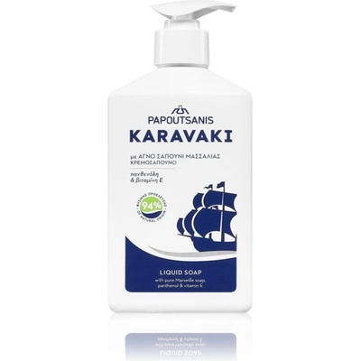 Papoutsani Karavaki Liquid Soap With Pure Marseille Soap tekuté mydlo na ruky 330 ml