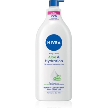 Nivea Aloe & Hydration хидратиращо мляко за тяло с алое вера 625ml