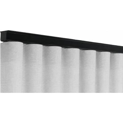 KovovégarnýžeCZ Kolejnice Lagos wave černá matná 501-600cm