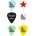 Fender Tom DeLonge 351 Celluloid Picks (6)