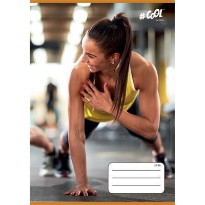 COOL BY VICTORIA Zošit Fitness life A5 linajkový