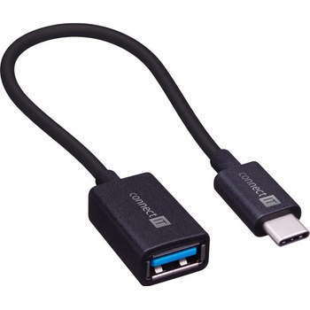 Connect IT CCA-2040-BK USB 3.1 Typ A F USB 3.1 Typ C M, OTG, 15cm, černý