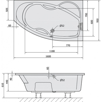 Polysan Mamba 160 x 95 cm 28111