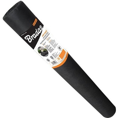 Bradas netkaná textilie 50 g/m² černá 1,6 x 50 m – Zboží Dáma
