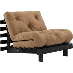 Karup Кафяво кресло Roots Black Night - Karup Design (123402755090)