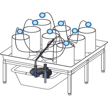 Image 1 of growTOOL Комплект за автоматично напояване 0.8 - за 4 или 8 саксии