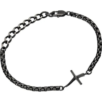 BREIL Řetízkový náramek s křížkem pro muže B.X TJ3641