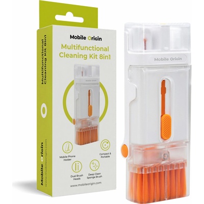 Mobile Origin Multifunctional Cleaning Kit 8in1 (MO-CLNK-MFC3) biela/oranžová