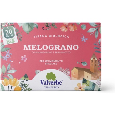 Valverbe Granátové jablko BIO bylinný čaj 20 sáčků 30 g
