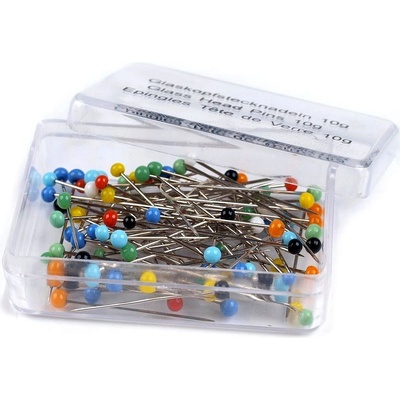 Pro Háčkování Špendlíky se skleněnou hlavičkou 32 mm – Sleviste.cz