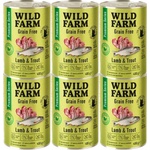 WILD FARM Premium Grain Free Lamb and Trout 6x400g - беззърнена храна за котки