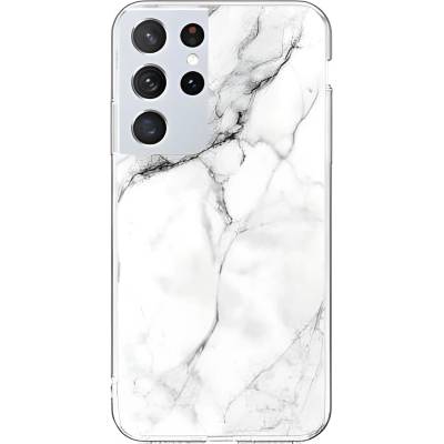 Wozinsky Силиконов калъф Wozinsky Marble за Samsung Galaxy S21 Plus 5G/Galaxy S30 Ultra - Бял KP10065