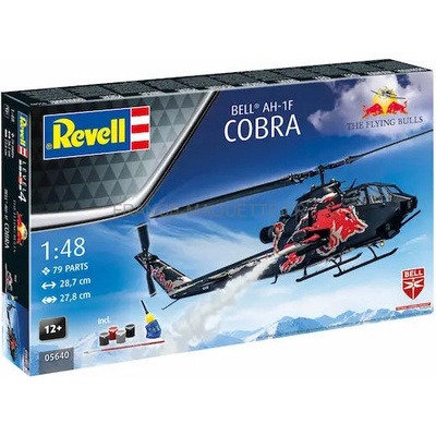 Revell Сглобяем модел Revell - Хеликоптер Flying Bulls AH-1F Cobra (R05640)
