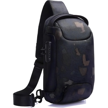 HARAHU Чантичка за кръст с usb зареждане is-36233 - Камуфлажна kp36233 (is-36233)