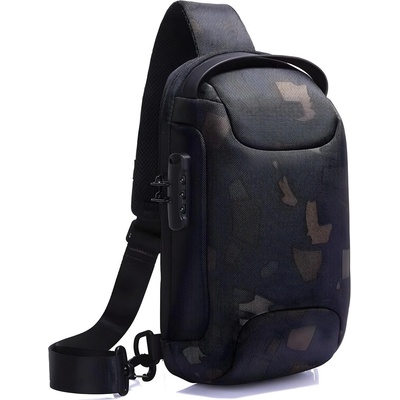 HARAHU Чантичка за кръст с usb зареждане is-36233 - Камуфлажна kp36233 (is-36233)