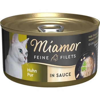 Miamor 24х85г Miamor Fine Fillets, консервирана храна за котки - пиле, чисто
