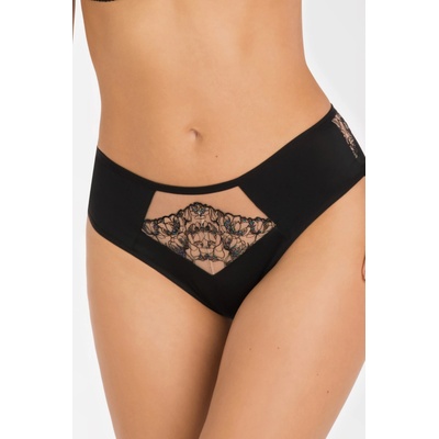 Gorsenia Луксозни бразилиани в черен цвят k103eh-70078-czarny - Черен, размер m