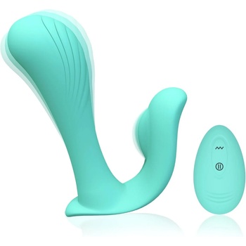 Image 1 of Tracy's Dog Wearable Panty Vibrator with Wireless Remote Teal