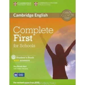 Complete First for Schools Student's Book with Answers + CD-ROM (ISBN: 9781107661592)