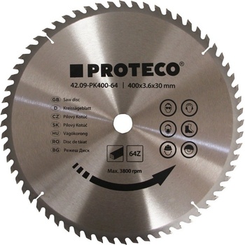 Proteco kotouč pilový SK 400x3.6x30 64z