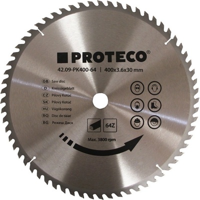 Proteco kotouč pilový SK 400x3.6x30 64z