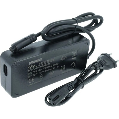 VHBW Nabíjačka pre elektrobicykle Yamaha / Haibike / Winora, 36V / 42V / 2.0A / špeciálny konektor 4-pin - neoriginálne