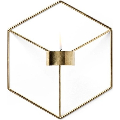 Nástěnný svícen hexagon POV Brass Audo Copenhagen