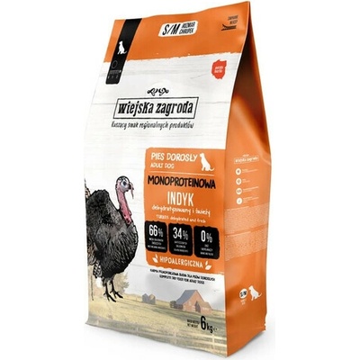 Wiejska Zagroda Monoproteinové krůtí Small & Medium 6 kg