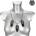 Leather & steel fashion чокър triple cofins skulls - lsf9 87