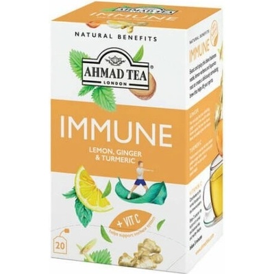 Ahmad Tea Immune zázvorový čaj na posilnenie imunity 20 x 1,5 g