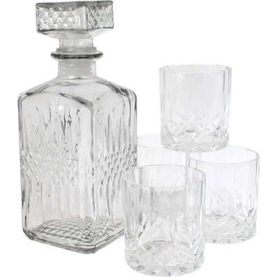 CMP KV7190 Karafa na whiskey 900 ml + 4 sklenice 200 ml