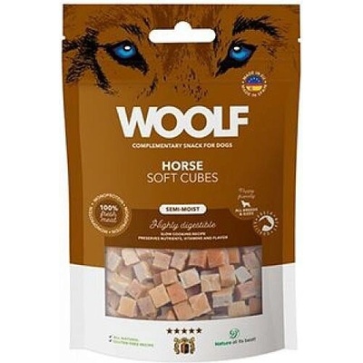 WOOLF pochoutka Soft Cubes Horse 100 g