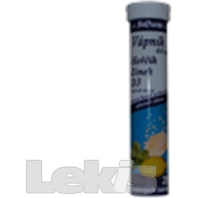 MedPharma Vápník 400 mg Mg + Zn + vit. D 20 šumivých tabliet