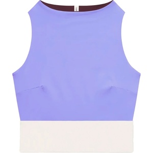MYMARINI Дамско бикини горнище MYMARINI Women's Surf Top Bikini top - Chocolate / Lilac (150-5690-0511)