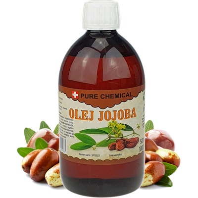 JOJOBOVÝ OLEJ LISOVANÝ ZA STUDENA NERAFINOVANÝ 500 ml