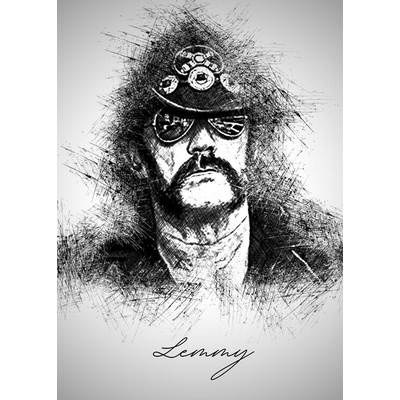 autor Plagát, Obraz - L E M M Y Sketch, 30 × 40 cm