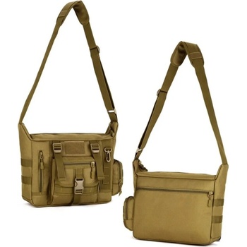 DRAGOWA Tactical Тактическа чанта за рамо Shrapnel, койот (DRG123.coyote)