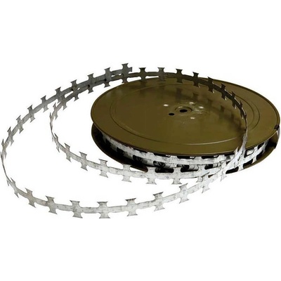 Žiletková páska plochá 20mm; 50m; Zinek