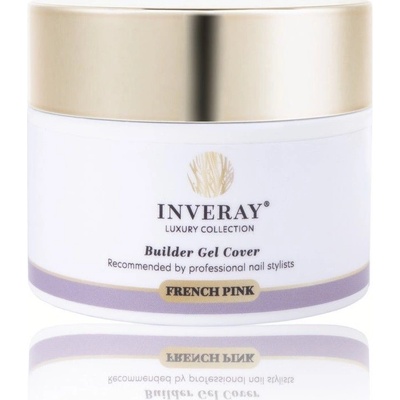 Inveray stavebný UV/LED Gél na nechty Cover french pink 50 ml
