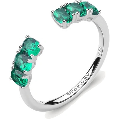 Brosway prsten Fancy Life green BWFLG10