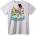 NOONEBRAND Тениска Bugs Bunny 'Какво става, докторе? ' - 7XL, White