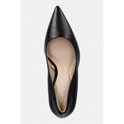 Calvin Klein обувки с ток от кожа ESS STILETTO 90 (HW0HW02608)