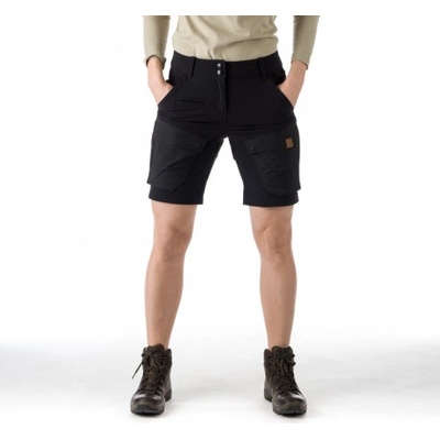 Northfinder Kylie dámske dobrodružné hybridné strečové šortky cargo greengrey