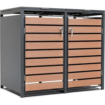 CoverTech Корпус за 2 контейнера за отпадъци 120l или 240l Bremen CoverTech (CT079)